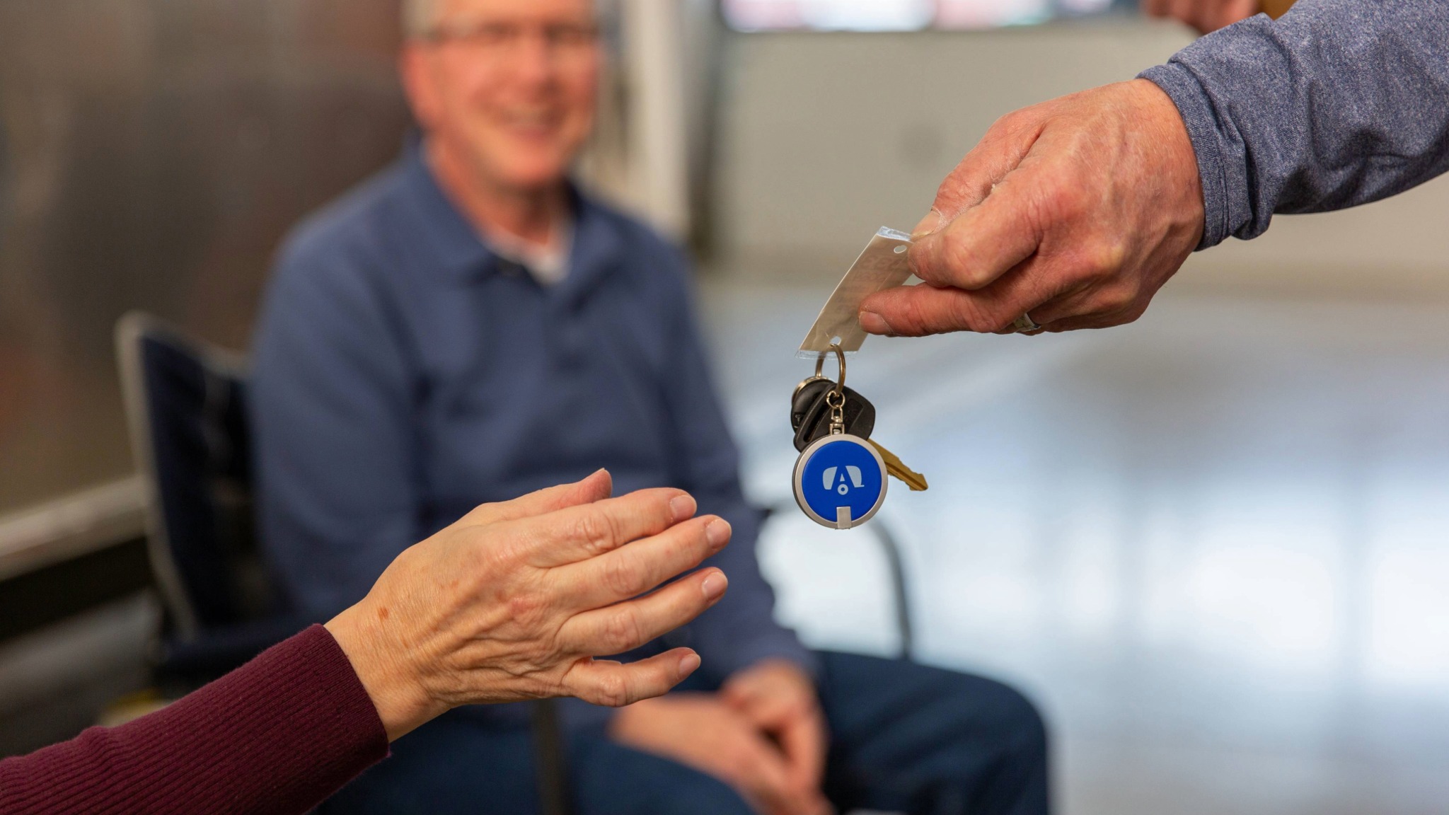 Airstream customers recieving their keys
