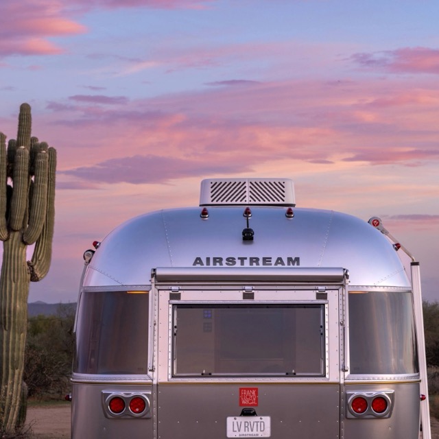 Airstream Frank Lloyd Wright Limited Edition Rear Hatch and badge feature