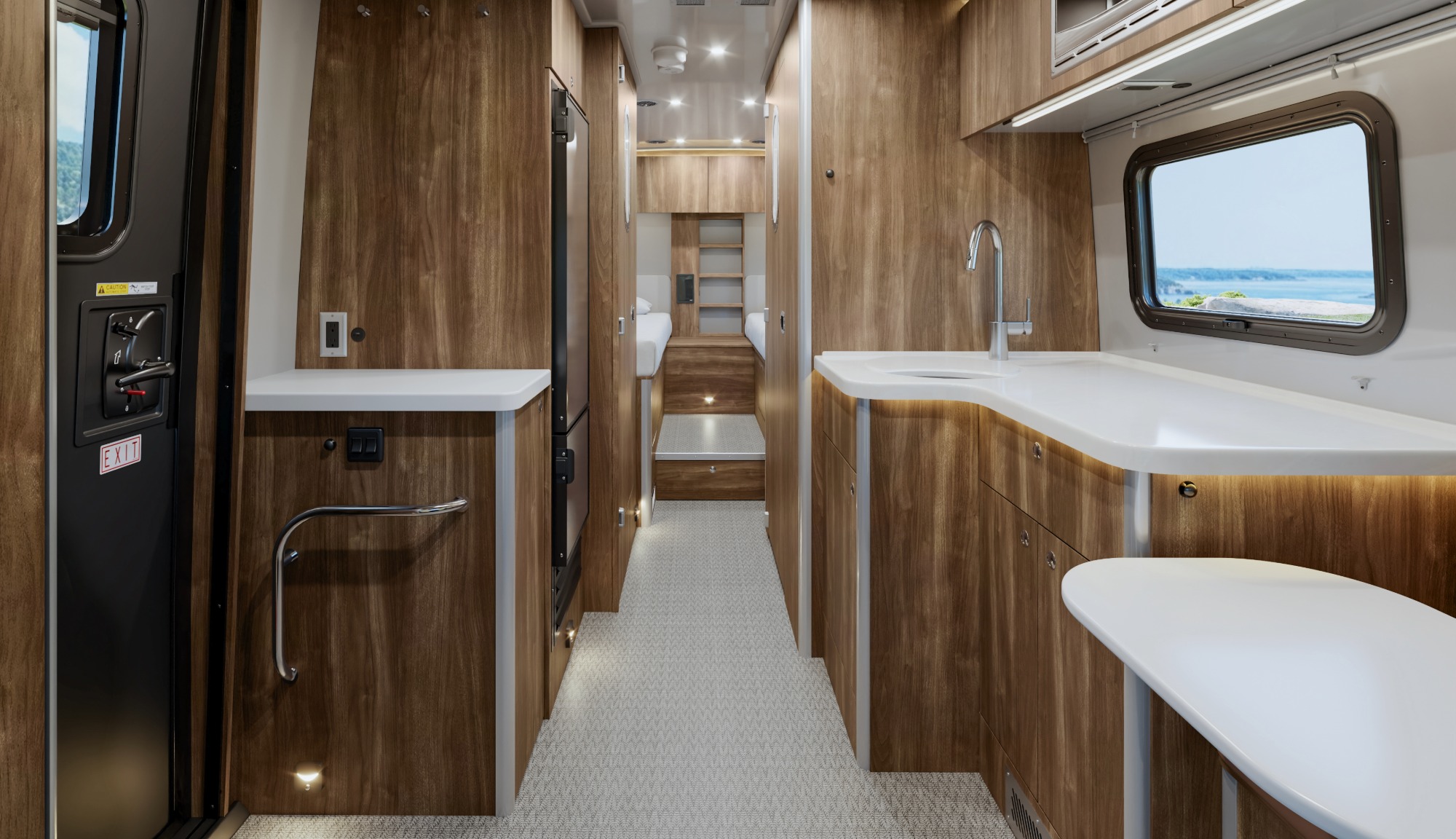 Atlas 25RT Amber Ridge Decore front to back interior feature