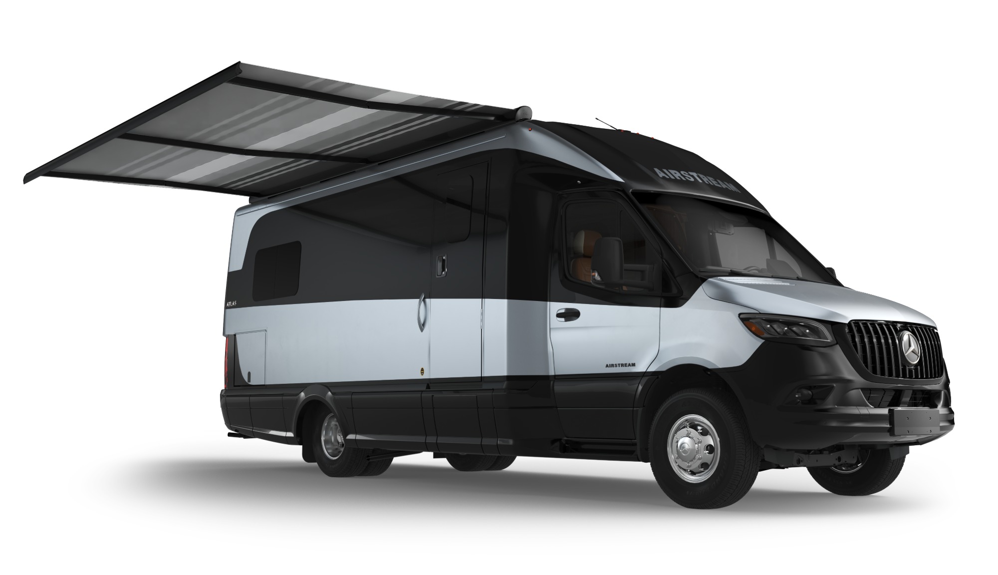 Atlas 25RT Hightech Silver Ultra Premium Paint Exterior Studio Image