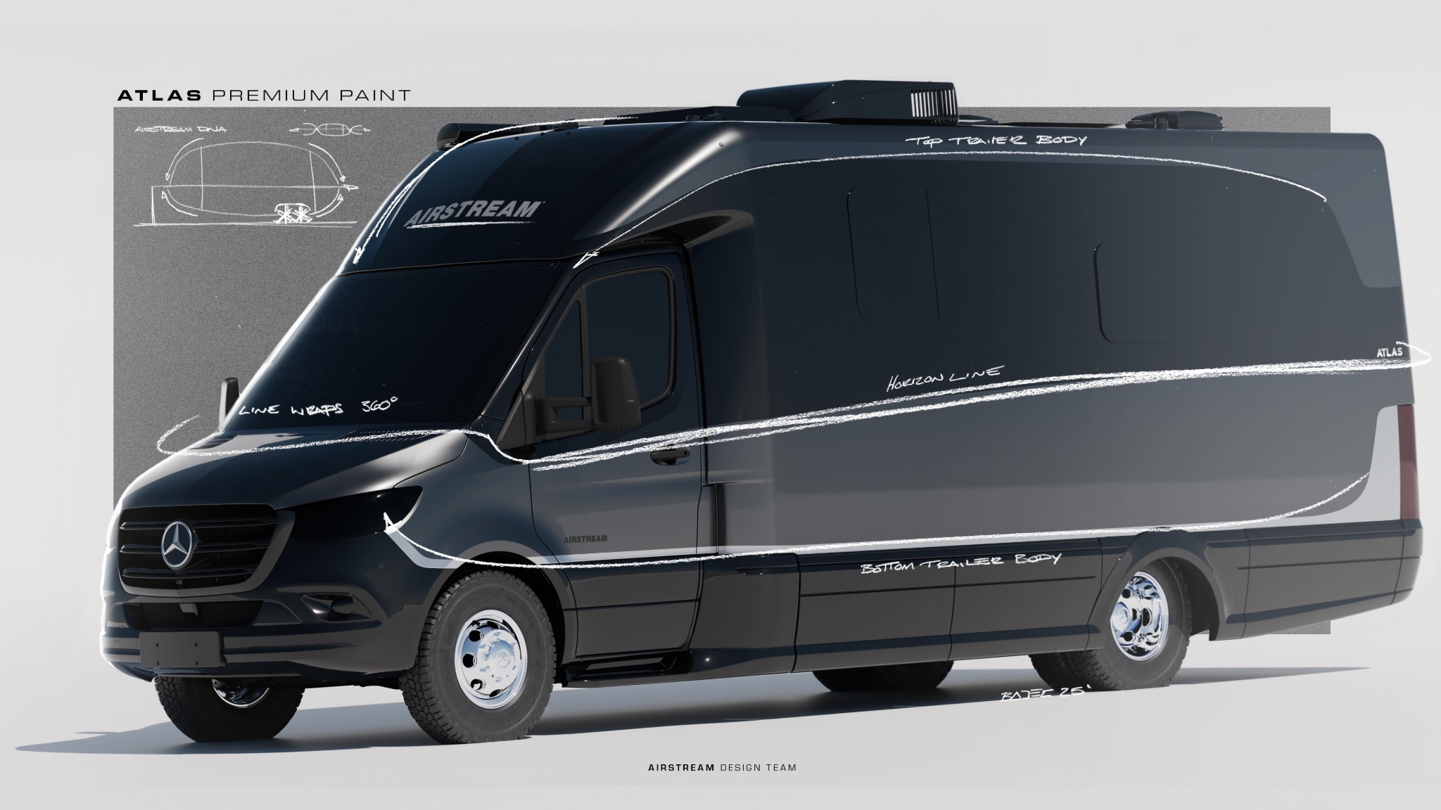 Atlas 25RT Tenorite Gray Ultra Premium Paint inspiration sketch